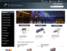 Tablet Screenshot of litecontrols.com